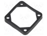 FGA-40 - Mounting gasket, Ømount.hole  4.5mm, black, Shore hardness  40