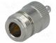 N6121A1NT3G150 - Plug, N, female, straight, 50Ω, crimped, for cable, teflon