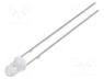 OSO5JA3131A - LED, 3mm, orange, 1560....2500mcd, 30°, Front  convex, without stopper