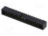 DS1014-34SF1B - Socket, IDC, male, PIN  34, straight, THT, gold flash, 2mm