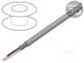 LIY-CY2X1.5 - Wire, LiY-CY, 2x1,5mm2, tinned copper braid, PVC, grey, 300/300V