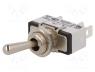 Switch  toggle, Pos  2, SPDT, ON-ON, 15A/250VAC, 15A/12VDC, -20....55°C