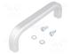 Handle, Mat  aluminium, grey, H  39mm, L  130mm, W  15mm