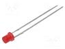 LL-304SD1X-1S - LED, 3mm, red, 6....13mcd, 130°, Front  flat