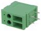 PCB terminal block, angled 90°, 6.35mm, ways  2, on PCBs, 4mm2