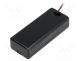 SBH-421-1AS - Holder, Leads  cables, Size  AAA,R3, Batt.no  2, Colour  black, 150mm