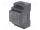 HDR-60-24 - Power supply  switched-mode, 60W, 24VDC, 21.6....29VDC, 2.5A, 190g