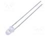 FYL-3014SURC1A - LED, 3mm, red, 1380....3000mcd, 30°, Front  convex, Pitch  2.54mm