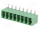 Pluggable terminal block, 3.81mm, ways  8, angled 90°, socket