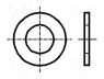 B3/BN670 - Washer, round, M3, D=7mm, h=0.5mm, A2 stainless steel, DIN  125A