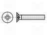 B3X10/BN388 - Screw, M3x10, Head  countersunk, Phillips, PH1, steel, zinc