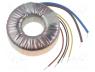 Transformer Toroidal - Transformer  toroidal, 225VA, 230VAC, 12V, 12V, 9.375A, 9.375A