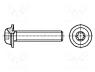 B5X12/BN10649 - Screw, with flange, M5x12, 0.8, Head  button, Torx®, TX25