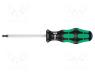 WERA.05022815001 - Screwdriver, hex key,spherical, HEX 5mm, Blade length  100mm