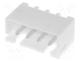 Wire-board, socket, male, XH, 2.5mm, PIN  4, THT, 250V, 3A, -25....85°C