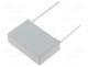 RC-100N/100R - Filter  RC, 250VAC, 100nF, 100Ω, THT, 27x17.5x8mm, ±10%