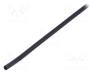 PVC125-1.5-BK-10 - Insulating tube, PVC, black, -20....125°C, Øint  1.5mm, L  10m, UL94V-0