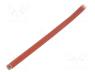 Insulating tube, fiberglass, brick red, -60....250°C, Øint  3mm