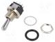 Switch  toggle, Pos  2, DPDT, ON-ON, 6A/125VAC, 6A/6VDC, -45....140°C