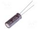 Capacitor  electrolytic, low ESR, THT, 220uF, 35VDC, Ø8x20mm, ±20%