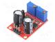 Motor Driver - Pulse generator, NE555, 32x23mm, 5....15VDC, pin strips