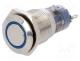Μπουτόν - Switch  vandal resistant, Pos  2, SPDT, 0.5A/220VAC, 1A/24VDC, IP65