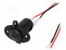 A13-106A - Car lighter socket, car lighter socket x1, Inom  10A, 12V/10A