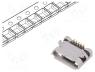10118193-0001LF/C - Socket, USB B micro, on PCBs, SMT,THT, PIN  5, horizontal, USB 2.0