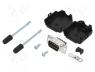 DPPKBK-09MSSC - D-Sub, PIN  9, male, straight, screw terminal, for cable, UNC 4-40