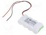 Μπαταρίες Επαναφορτιζόμενες - Re-battery  Ni-MH, C, 4.8V, 4000mAh, leads 250mm, Cells quantity  4