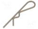 Cotter pin, stainless steel, Ø  1.5mm, L  45mm, Shaft dia  7....12mm