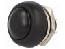 PS33BBK - Switch  push-button, Pos  2, 1A/250VAC, OFF-(ON), Illumin  none
