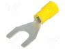 BM00338 - Tip  fork, M8, Ø  8.2mm, 4....6mm2, crimped, for cable, insulated