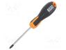 BE1202E/PH1X80 - Screwdriver, Phillips, PH1, EVOX, Blade length  80mm