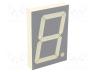 Led displays - Display  LED, 7-segment, 56.9mm, 2.3", No.char  1, green, 8....24mcd