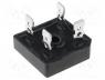 BR2508-YAN - Bridge rectifier  single-phase, Urmax  800V, If  25A, Ifsm  400A