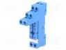 95.75SMA - Socket, PIN  8, 10A, 250VAC, for DIN rail mounting, -40....70°C