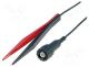 Test tweezers, 60VDC, BNC plug,test tweezers, Len  1.1m