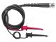 Test lead, BNC plug,clip-on hook probe x2, Urated  300V, Z  50Ω