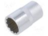 CK-T4690M-17 - Socket, 12-angles,socket spanner, 1/2", Chrom-vanadium steel