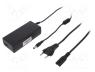 CLD-6012-T2-E - Power supply  switching, 12VDC, 5A, Out  5,5/2,1, 60W, 90....264VAC