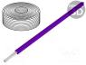 D-110-6 - Wire, LivY-Toy, stranded, Cu, 0.04mm2, PVC, violet, 60V, 10m