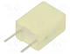 Capacitor  polyester, 1uF, 40VAC, 63VDC, 5mm, ±10%, 7.2x5x10mm, THT