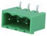 MSTBA2.5/3G5.08 - Pluggable terminal block, 5.08mm, ways  3, angled 90°, socket