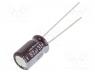 UPV1V820MGD - Capacitor  electrolytic, low ESR, THT, 82uF, 35VDC, Ø8x11.5mm, ±20%