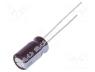 UPV0J181MGD - Capacitor  electrolytic, low ESR, THT, 180uF, 6.3VDC, Ø6.3x11mm