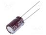 UPV0J271MGD - Capacitor  electrolytic, low ESR, THT, 270uF, 6.3VDC, Ø8x11.5mm