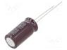UPW1J221MPD1TD - Capacitor  electrolytic, low ESR, THT, 220uF, 63VDC, Ø10x20mm, ±20%