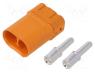 --- - Connector  DC supply, plug, male, LFB50, 98A, 600V, PIN  2, IP67