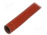 SCS4KV-8.0-RB-10 - Insulating tube, fiberglass, brick red, -60÷250°C, Øint  8mm